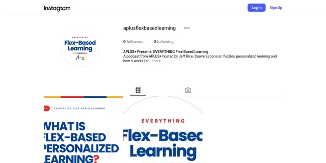 Instagram page for EVERYTHING Flex-Based Learning